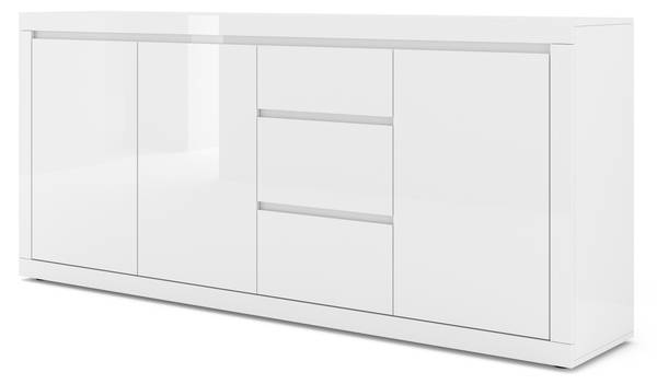 Kommode BELLO BIANCO IV Weiß - Holzwerkstoff - 195 x 89 x 40 cm