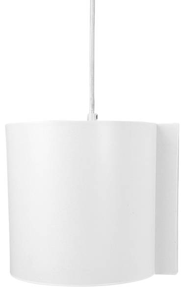 Pendelleuchte WUM Weiß - Metall - 23 x 20 x 20 cm