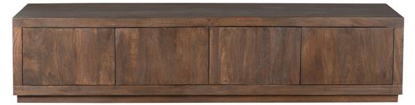TV-Möbel BRUSSEL Braun - Massivholz - 200 x 46 x 42 cm