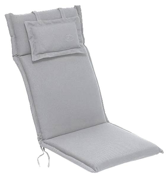 Outdoor-Kissen ROG Grau - Polyester - 46 x 5 x 119 cm