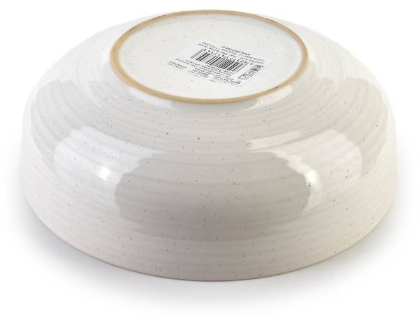 Schale BASIC NATURE Weiß - Keramik - 17 x 6 x 17 cm