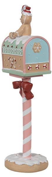 Briefkasten Xmas&Walter Pink - Kunststoff - 10 x 36 x 11 cm