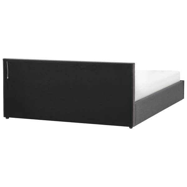 Lit double ARMELLE Textile - Largeur de la surface de couchage : 180 cm