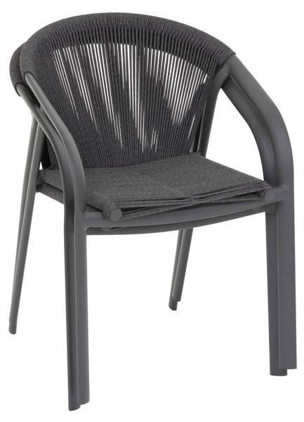 Stapelbarer Gartensessel RIU Grau