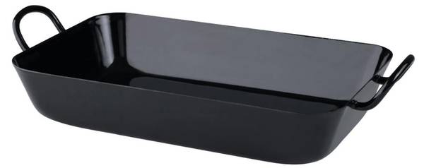 Bratpfanne Omas Schwarz - Metall - 37 x 22 x 30 cm