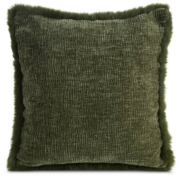 Kissenbezug BLANCA Grün - Textil - 45 x 45 x 1 cm