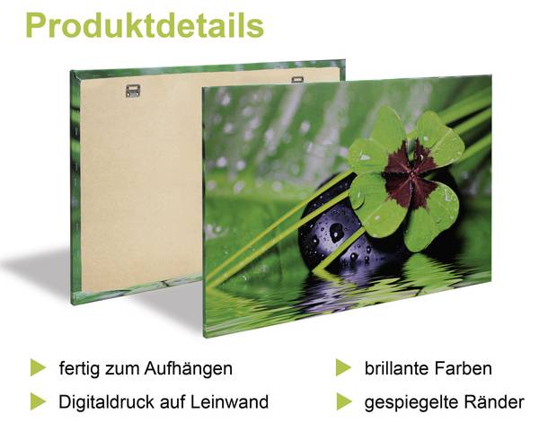 Leinwandbilder Set 4tlg. Enjoy vacation 30 x 30 cm