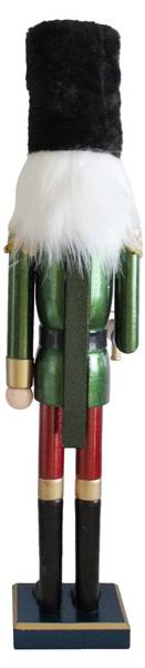 Figur Nussknacker Talia Grün - Holzwerkstoff - 11 x 55 x 9 cm