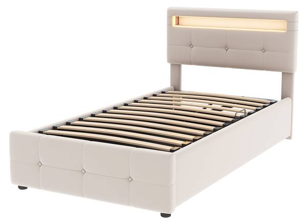 Kinderbett VELVGLOW Ⅰ Beige