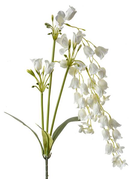Kunstblume 84073 Weiß - Kunststoff - 6 x 80 x 15 cm