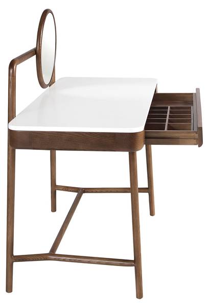 Frisiertisch 7202 Braun - Walnuss - 120 x 115 x 59 cm