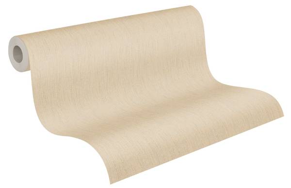 Vliestapete 3689 einfarbig Struktur Beige - Fleece - 53 x 1005 x 1 cm