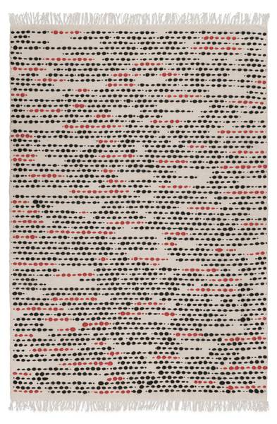 Kurzflorteppich London Red 140 x 200 cm