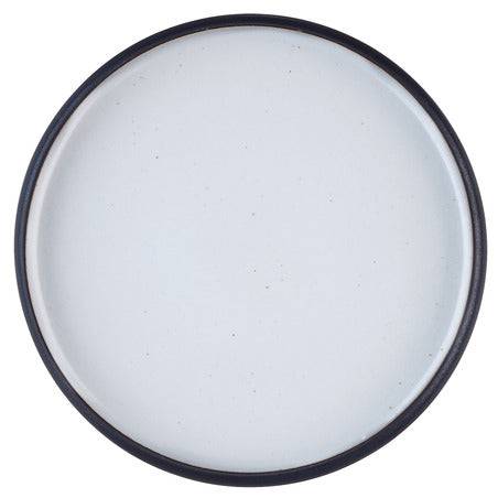 Bord GOURMET set van 4 zwart - keramiek - 16 x 3 x 16 cm