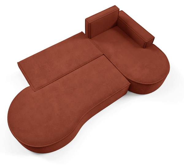 Ecksofa FLOW XL Rot