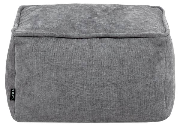 Hocker Chenille Amara Grau