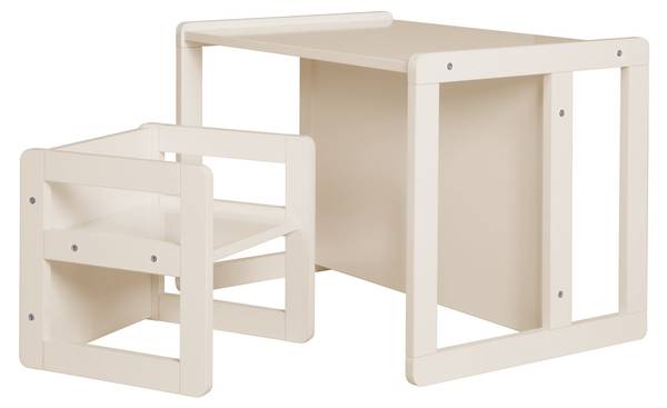 Kindersitzgruppe David Beige - Massivholz - 1 x 1 x 0 cm