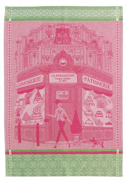 Geschirrtuch Pâtisserie Pink - Textil - 50 x 1 x 70 cm