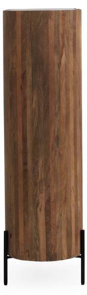 Servieskast  11387 bruin - deels massief hout - 100 x 140 x 40 cm