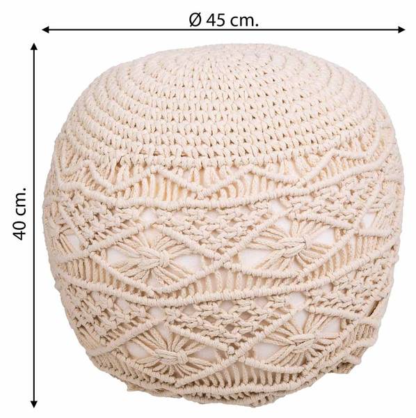 Pouf 4523287044 Beige