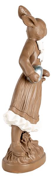 Dekorationsfigur Kaninchen Easter&Entley Braun - Kunststoff - 9 x 39 x 18 cm