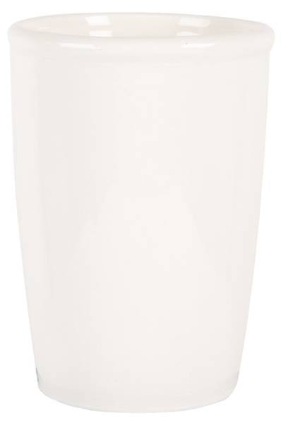 Zahnbürstenhalter LOVING CHIC Weiß - Keramik - 8 x 12 x 8 cm