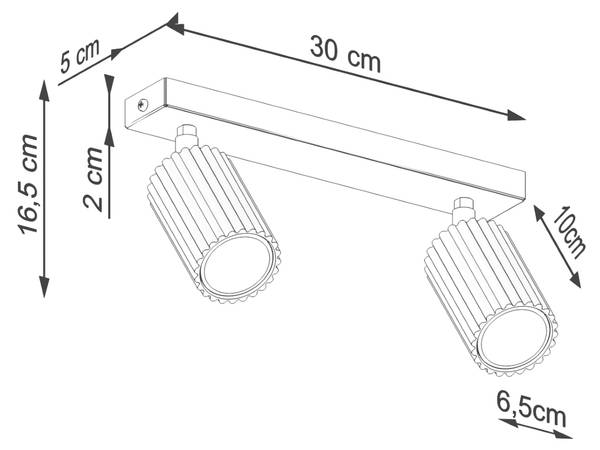 Deckenleuchte Karbon Grün