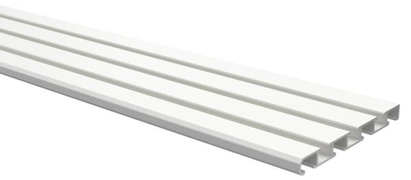Gardinenschiene 4-Lauf Slimline 2-teilig Breite: 240 cm