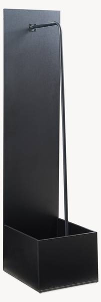 Miroir porte-manteau Saden Noir