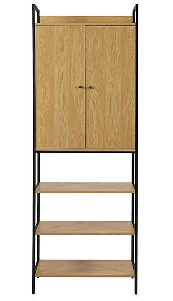 Garderobe TAPORA Beige - Holz teilmassiv - 42 x 220 x 80 cm