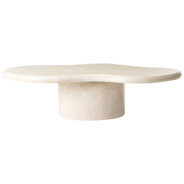 Couchtisch CONZA Beige - Stein - 120 x 34 x 57 cm