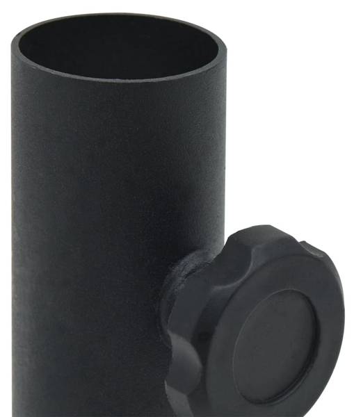 Sonnenschirmständer 3033809 Schwarz - Stahl - 9 x 30 x 9 cm