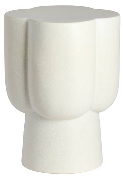 Beistelltisch JUNTO Weiß - Keramik - 35 x 45 x 35 cm