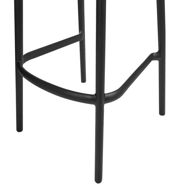 Hocker CELLENO 2-tlg Schwarz - Kunststoff - 44 x 106 x 48 cm