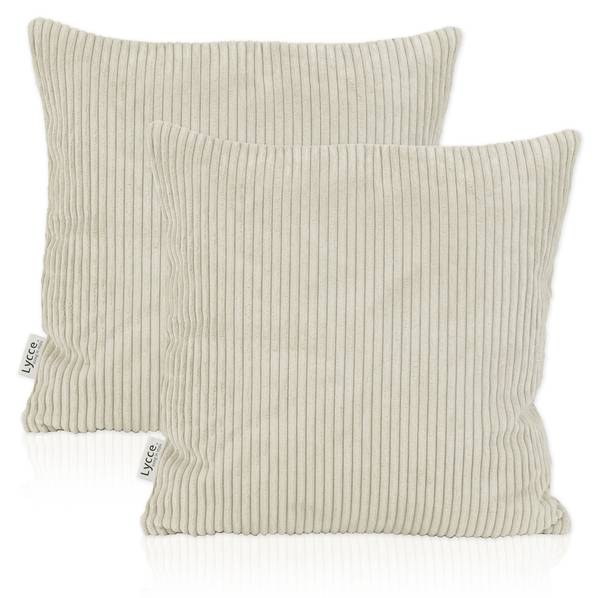 Kissenbezüge Sofia 2er Set Beige