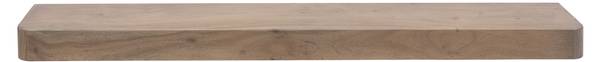 Wandregal CARVE Braun - Holz teilmassiv - 150 x 8 x 25 cm