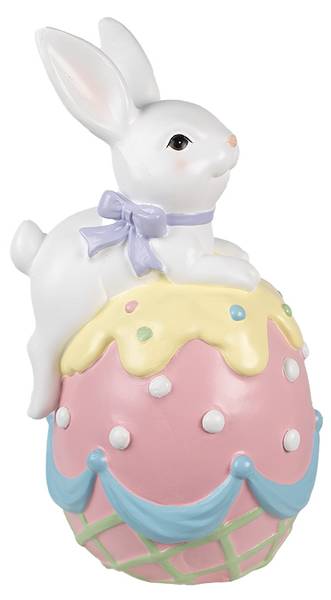 Dekorationsfigur Kaninchen Easter&Mason Weiß - Keramik - 28 x 55 x 32 cm