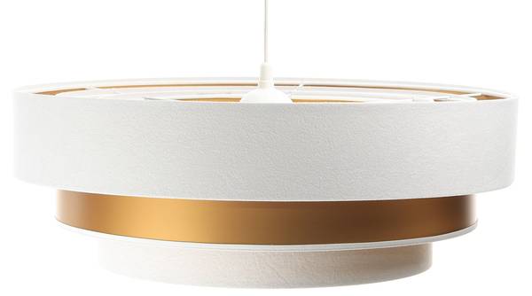 Hängeleuchte Triniti Bright Gold - Weiß