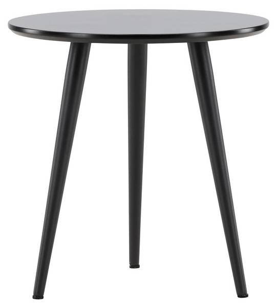 Bijzettafel ASKIM zwart - plaatmateriaal op houtbasis - 48 x 50 x 48 cm