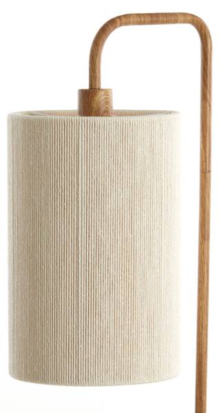 Stehleuchte Donio Beige - Cremeweiß