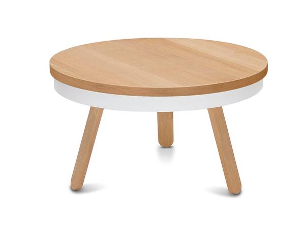 Batea M Couchtisch Eiche - Weiß