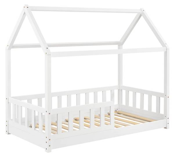 Kinderbett Marli Weiß - 80 x 143 x 160 cm
