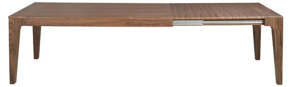Ausziehbarer Esstisch 1190 Braun - Walnuss - 200 x 75 x 90 cm