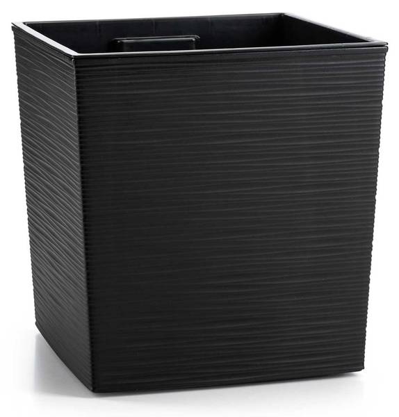 Blumentopf 2er Set Flore Riflo Schwarz