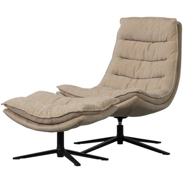 Drehstuhl Kube Beige - Hellbeige
