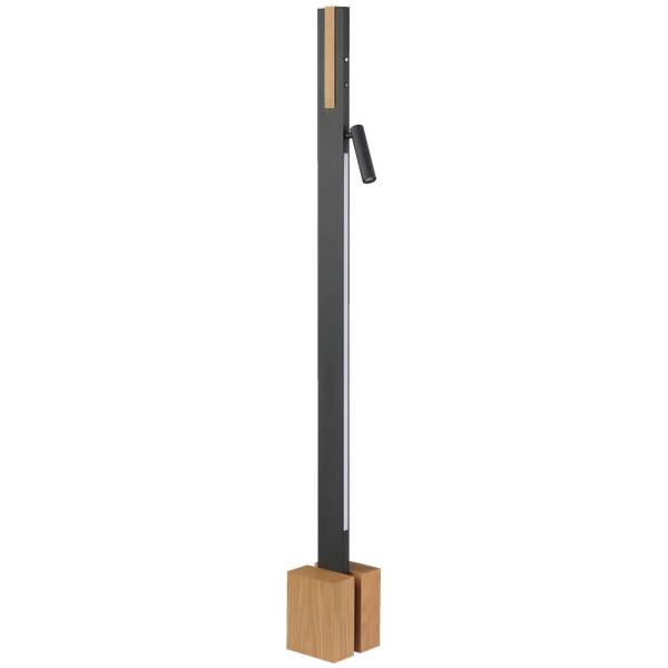 Stehlampen 1920185113129145 1 Schwarz - Metall - 14 x 131 x 14 cm