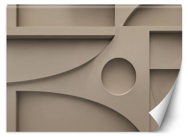 Fototapete Minimalistische Formen Relief 100 x 70 cm