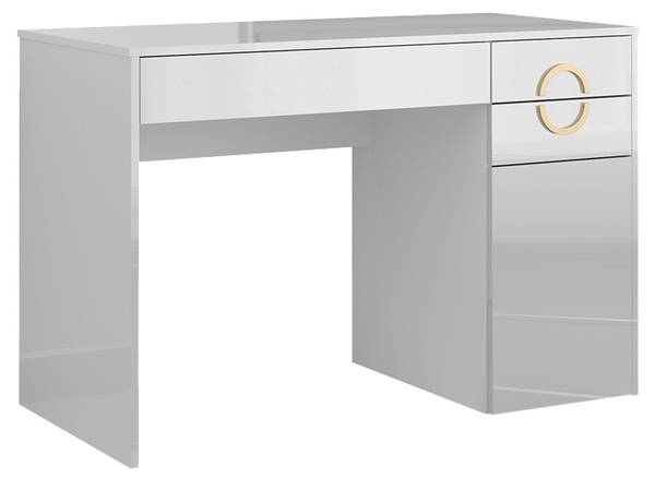 Bureau Adela 43657 wit - plaatmateriaal op houtbasis - 115 x 77 x 55 cm