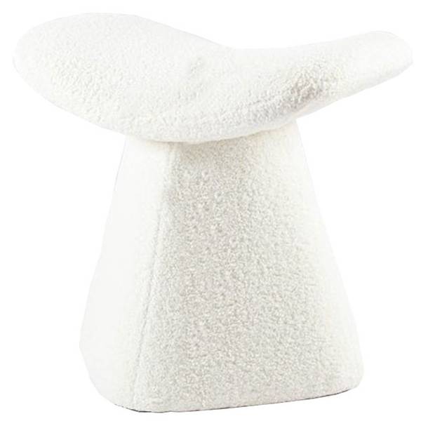 Hocker TD-0003 Weiß - Holzwerkstoff - 41 x 50 x 54 cm