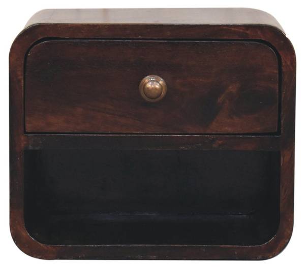 Nachttisch Savoy Braun - Mango - 30 x 25 x 25 cm